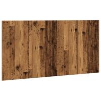Hoofdeinde 160x1,5x80 cm bewerkt hout oud houtkleurig - thumbnail