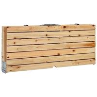 VidaXL Campingtafel inklapbaar met 4 zitjes staal en aluminium - thumbnail