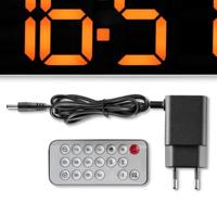 Hama Digitale Wandklok Santa Cruz Thermometer/Groot Display/Wit - thumbnail