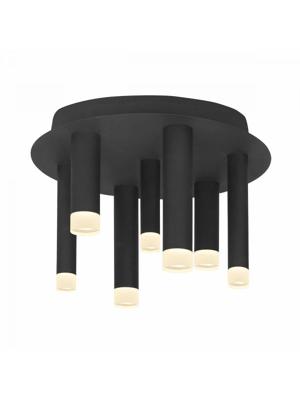 Highlight Plafondlamp Tubes 7 lichts Ø 30 cm zwart