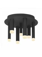 Highlight Plafondlamp Tubes 7 lichts Ø 30 cm zwart - thumbnail