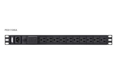 ATEN PE0118SG 1HE 10A 18-poorts basis PDU met overspanningsbeveiliging