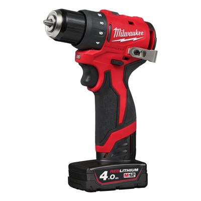 Milwaukee M12 BLDDRC-402C Compacte accu schroefboormachine 12V 4.0Ah in koffer - 4933499688