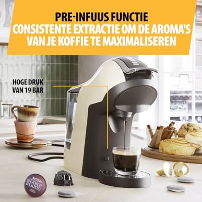 Tristar CM-2301 Capsulemachine Wit, Zwart - thumbnail
