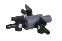 Europond Verstelbare Kunststof Luchtverdeler 9mm - 3-Kraans voor Effectieve Vijverzuurstof - thumbnail