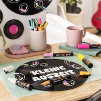 Uni POSCA paintmarker PC-3ML, 1,5 mm, glitter, etui van 8 stuks in geassorteerde kleuren - thumbnail