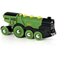BRIO Big Green Action Locomotive - thumbnail
