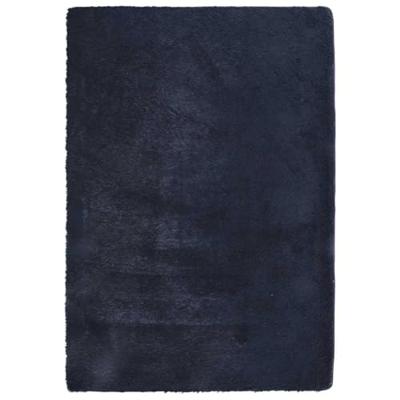 Hoogpolig vloerkleed NAVARRA 160x230 cm polyester marineblauw