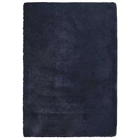 Hoogpolig vloerkleed NAVARRA 160x230 cm polyester marineblauw - thumbnail