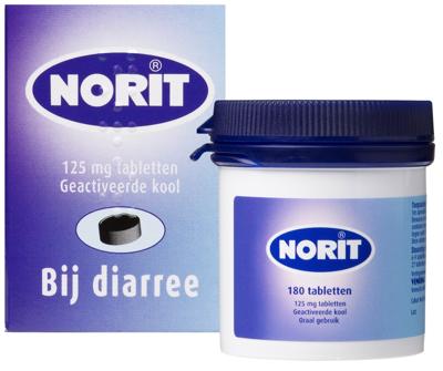 Norit Tabletten 125mg 180st