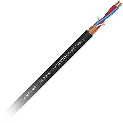 SOMMER CABLE Microphone Cable 2x0.34 100m bk CLUB SOMMER CABLE Microphone Cable 2x0.34 100m bk CLUB