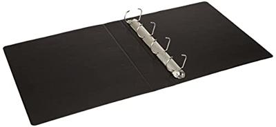 Esselte personaliseerbare ringmap, rug van 5,1 cm, 4 D-ringen van 30 mm, zwart