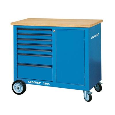 Gedore 6622830 1504 0511 - werkbank op wielen met 7 laden (l x b x h) 1200 x 1100 x 985 mm