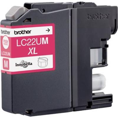 Brother Inktcartridge LC-22U M Origineel Magenta LC-22 UM Brother Inktcartridge LC-22U M Origineel Magenta LC-22 UM