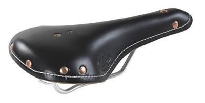 Selle Monte Grappa Monte grappa zadel old frontiers sport leer zwart