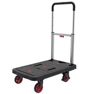 Transportkar pavo inklapbaar 137kg zwart - thumbnail