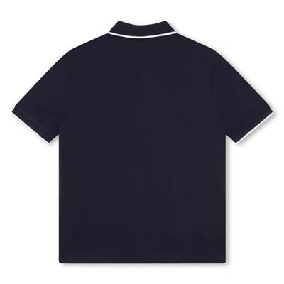 Hugo Boss Polo Kids Donkerblauw - Maat 7/8 jaar - Kleur: Donkerblauw | Soccerfanshop