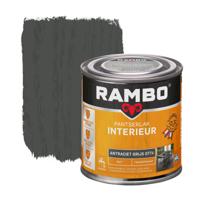 Rambo Pantserlak Interieur Transparant Mat - Antraciet grijs - thumbnail