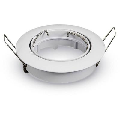V-Tac Inbouw spot verstelbaar 50mm rond geschuurd staal 5013316