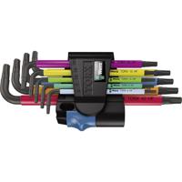 Wera 3950 spkl/9 sm multicolour stiftsleutelset, metrisch, rvs, 9 -delig - 1 stuk(s) - 05022669001 - thumbnail