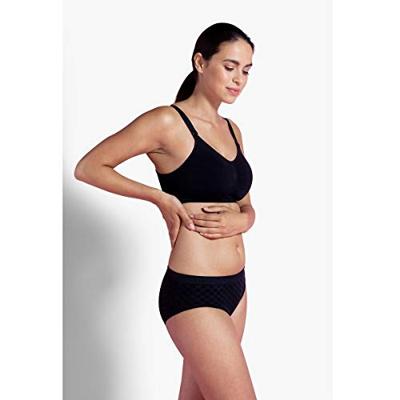 Gewatteerde borstvoedings- & zwangerschapsbeha zonder naden CARRIWELL zwart