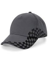 Beechfield CB159 Grand Prix Cap - Black - One Size - thumbnail