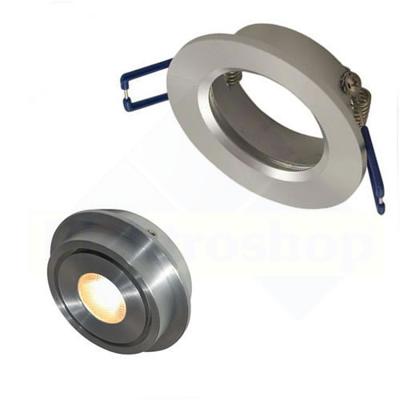 LED Inbouwspot 2,5W 2700K aluminium 148-551 dimbaar Tronix