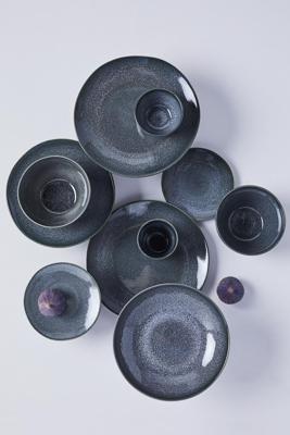 HEMA Mok 240ml Porto Reactief Glazuur Zwart (zwart)