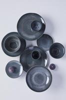 HEMA Mok 240ml Porto Reactief Glazuur Zwart (zwart) - thumbnail