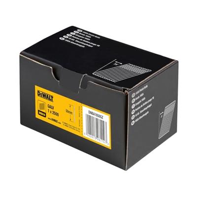 DEWALT DNBA1650GZ Gegalvaniseerde Brads schuin 20° - 1.6x50mm - 2500 stuks