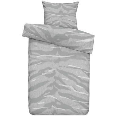 Dekbedovertrek Guyana - grijs - 140x220 cm - Leen Bakker