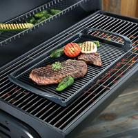 KUCHENPROFI - Provence - Grillplaat 38x23cm Zwart - thumbnail