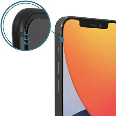 ZAGG InvisibleShield Glass Elite Privacy+ voor de Apple iPhone 12/12 Pro/11/XR (scherm) - Anti-verblinding, slagbescherming, veegvrij, krasbestendig, eenvoudige toepassing