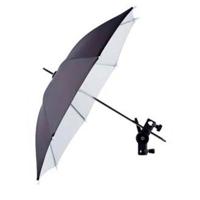 Falcon eyes flitsparaplu ur-48wb wit/zwart 122 cm - thumbnail