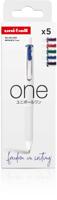 Uni-ball ONE gelroller 0,7 mm assorti, set van 5 stuks - thumbnail