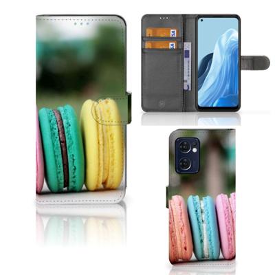 OPPO Find X5 Lite | Reno 7 5G | Book Cover | Macarons OPPO Find X5 Lite | Reno 7 5G | Book Cover | Macarons