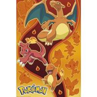 Poster Pokémon - Fire Type 61x91,5cm - thumbnail