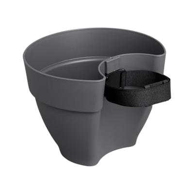 Elho Vibia campana Regenpijpbakje 22cm Antraciet - thumbnail