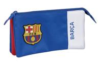 Pennenetui met 2 vakken F.C. Barcelona Blauw Kastanjebruin 22 x 12 x 3 cm - thumbnail