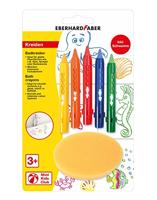 Eberhard Faber EF-524105 Badkrijtjes Met Spons 5 Stuks - thumbnail