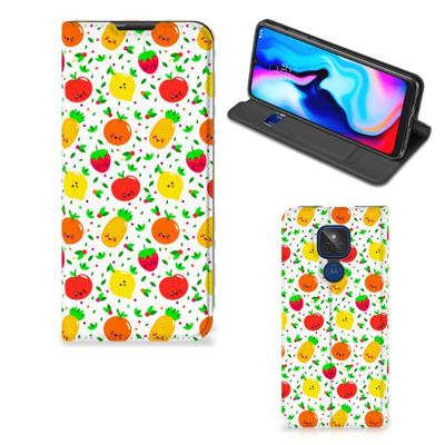 Motorola Moto G9 Play | Flip Style Cover | Fruits