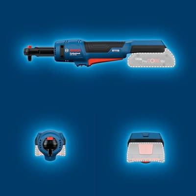 Bosch Blauw GRC 18V-60 Accu Ratelsleutel | 18v | Incl. accu's en lader - 06019N8002 Bosch Blauw GRC 18V-60 Accu Ratelsleutel | 18v | Incl. accu's en lader - 06019N8002