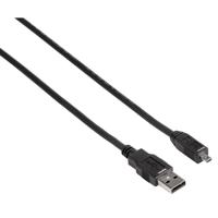 Hama Mini USB 2.0 Kabel A-B Mini 180 cm Zwart - thumbnail
