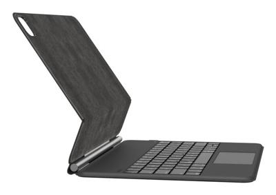 Belkin Bluetooth Pro-toetsenbord met hoes en magnetische standaard, iPad-toetsenbord, multi-gebarenbediening, magnetische bevestiging, QWERTZ, multimedia-toetsen voor iPad M4 Pro 13 inch