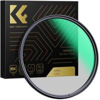 K&F Concept CPL filter Nano X 62mm - waterbestendig en krasbestendig polarisatiefilter - thumbnail