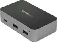 StarTech.com 3-poorts USB-C hub USB 3.1 Gen2 (10 Gbps) naar 2x USB-A & 1x USB-C - zelfgevoed incl universele voedingsadapter (HB31C2A1CGS) - thumbnail