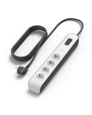 Belkin Spanningsbeveiliger met 4 stopcontacten en een voedingskabel van 2 m stekkerdoos Belkin Spanningsbeveiliger met 4 stopcontacten en een voedingskabel van 2 m stekkerdoos