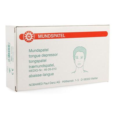 Noba Tongspatel Hout N/st 100 5150125