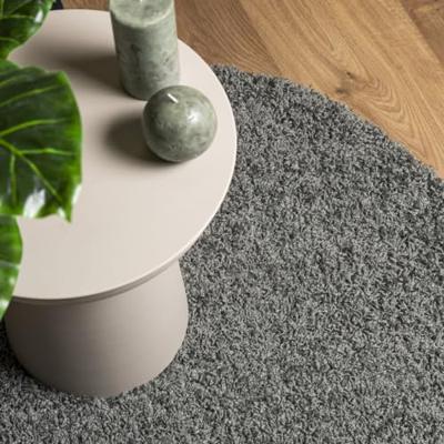 VidaXL Vloerkleed pamplona shaggy hoogpolig modern ø 160 cm groen