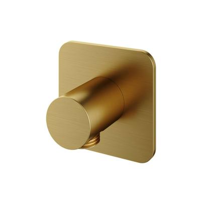 Hotbath Wanduitlaat Gal Vierkant Geborsteld Messing PVD Hotbath Wanduitlaat Gal Vierkant Geborsteld Messing PVD